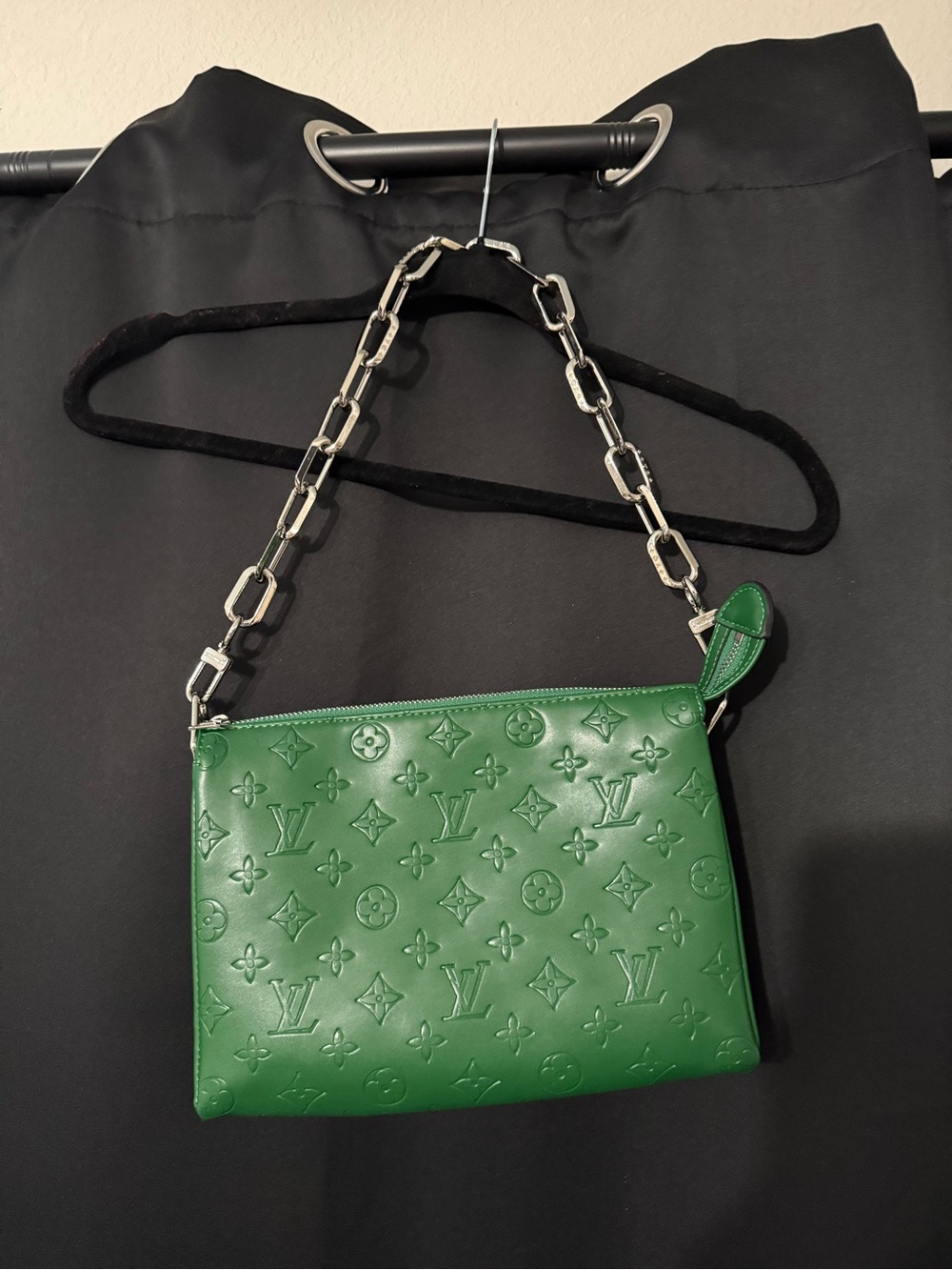Green Monogram Shoulder Bag